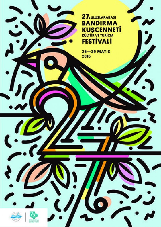 27. Uluslararası Bandırma Kuşcenneti Kültür ve Turizm Festivali Afiş Yarışması Sonuçlandı