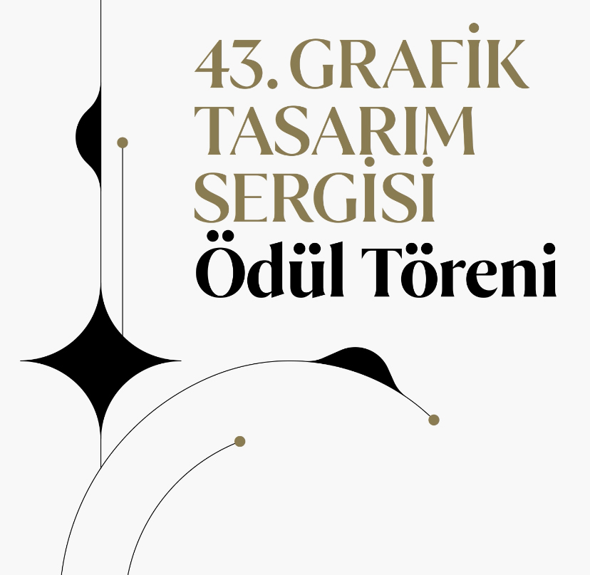 43. Grafik Tasarım Sergisi Ödül Töreni 13 Kasım'da Moda Sahnesi'nde