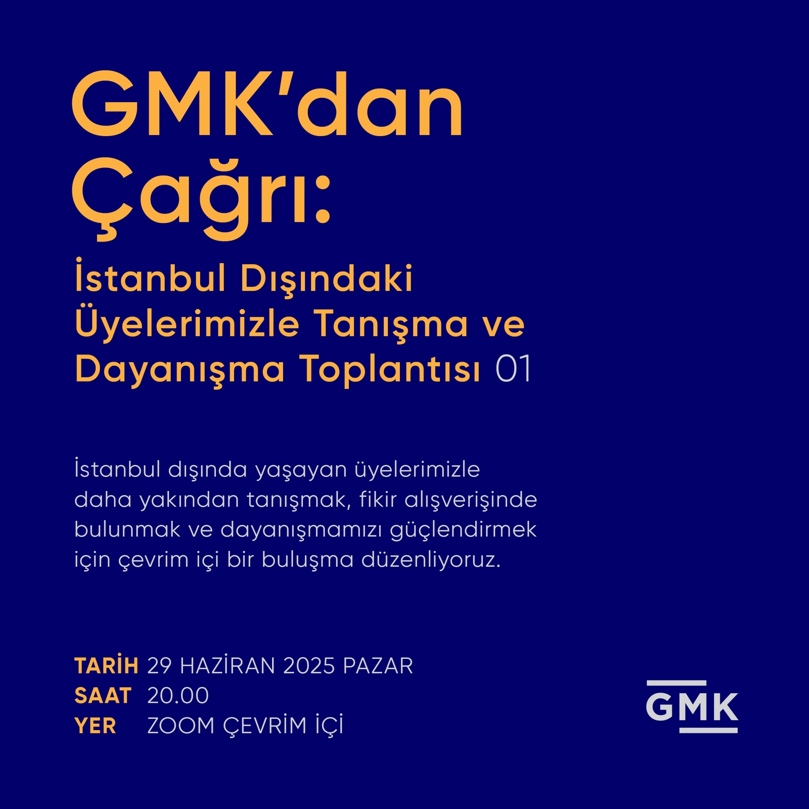 Bağlan, Katıl, Paylaş - GMK Seninle!