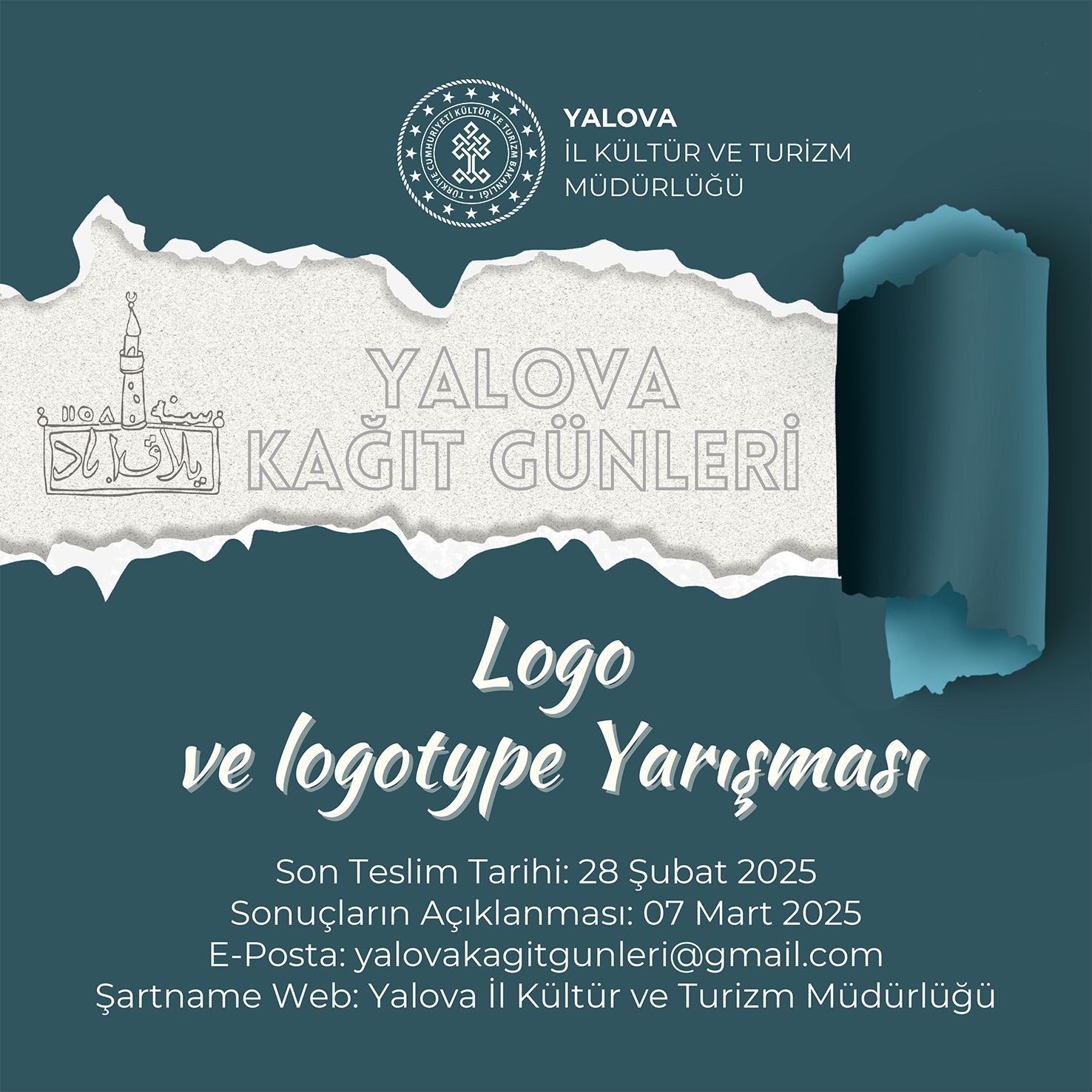 Yalova Kâğıt Günleri Logo ve Logotype Yarışması