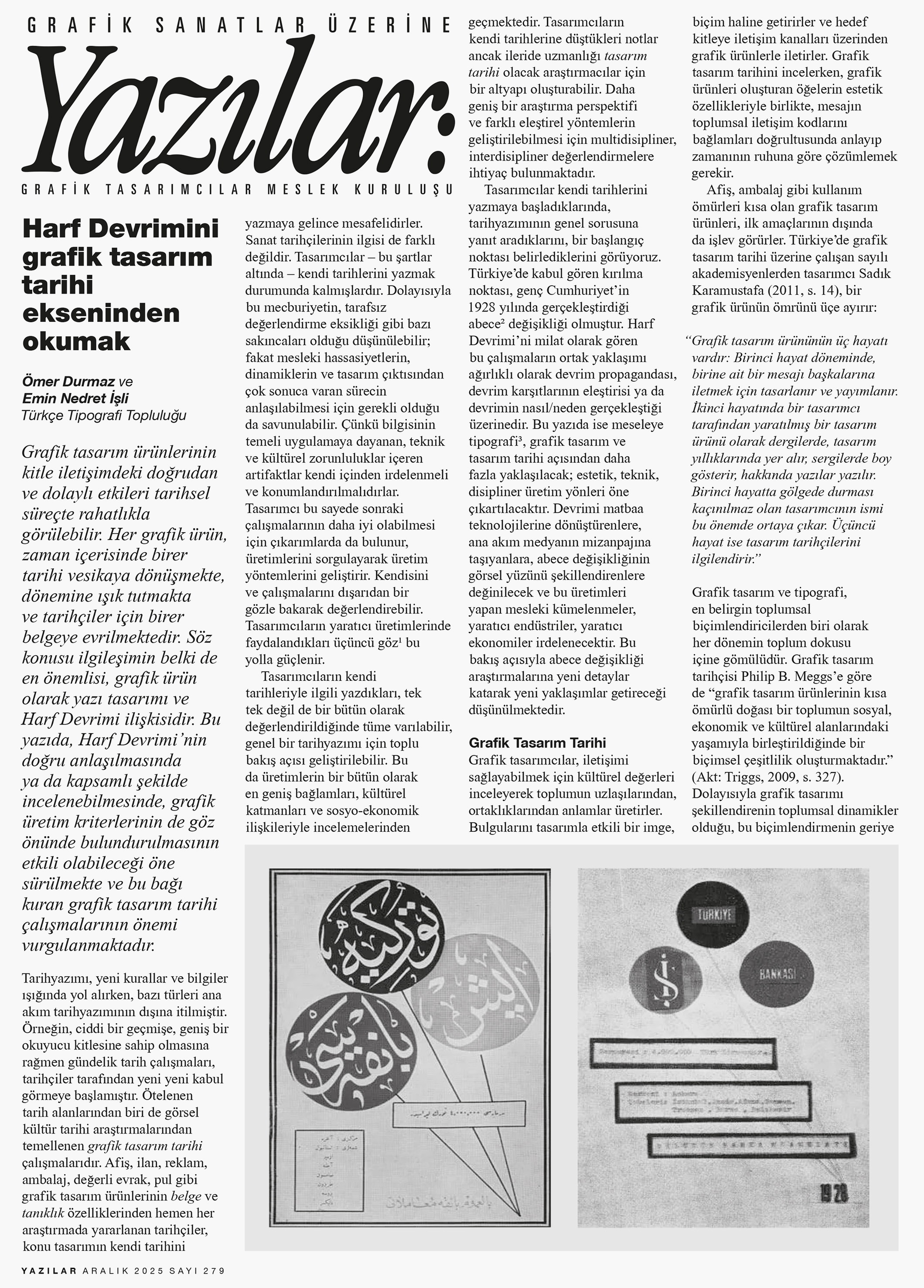 Aralık 2025 / Sayı 279